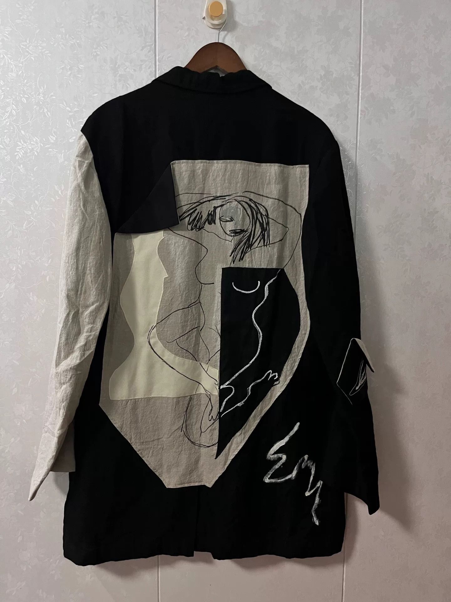 Yohji Yamamoto Yohji Yamamoto Graphic Print Jacket Size US M / EU 48-50 / 2 - 3 Thumbnail