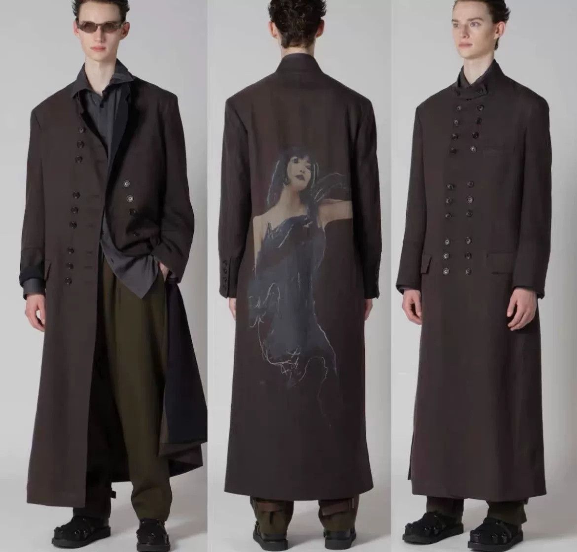 Yohji Yamamoto Yohji Yamamoto Napoleon Coat 24AW Size US XL / EU 56 / 4 - 7 Thumbnail