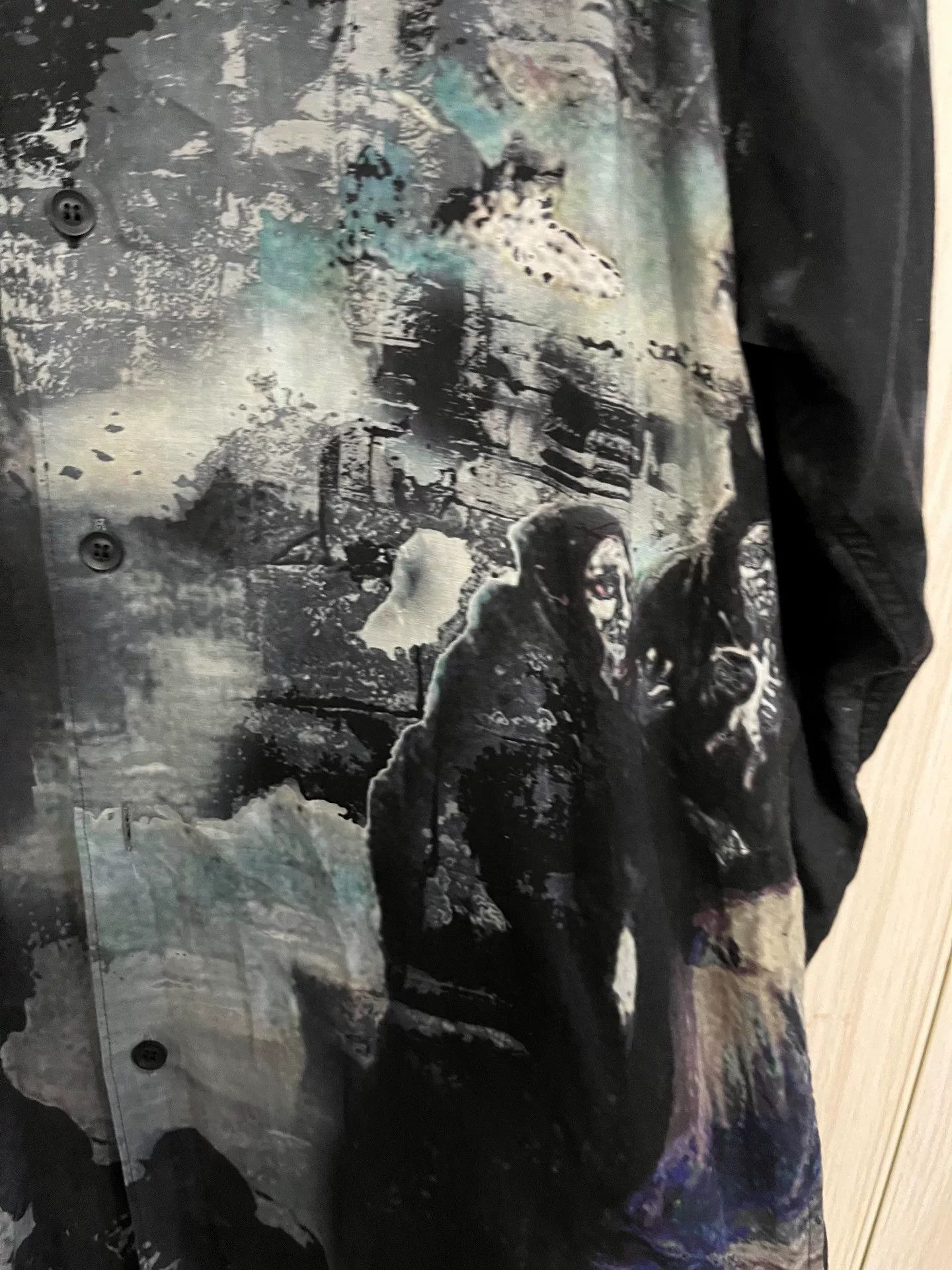 Yohji Yamamoto Yohji Yamamoto Oil Painting Shirt Size US M / EU 48-50 / 2 - 2 Thumbnail