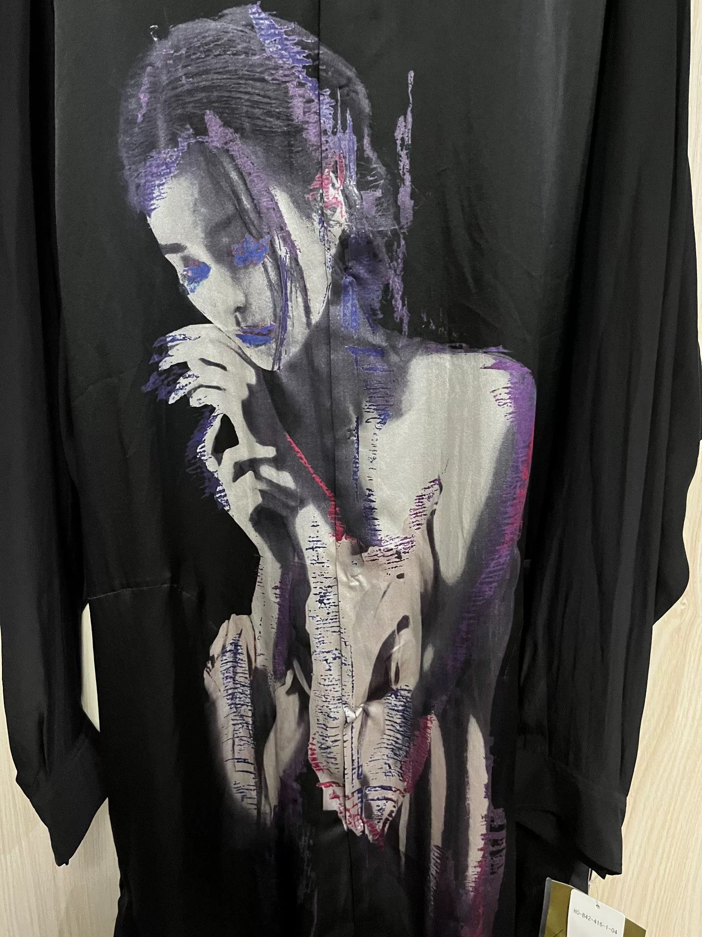 Yohji Yamamoto Yohji Yamamoto Silk Print Shirt Size XL / US 12-14 / IT 48-50 - 2 Thumbnail