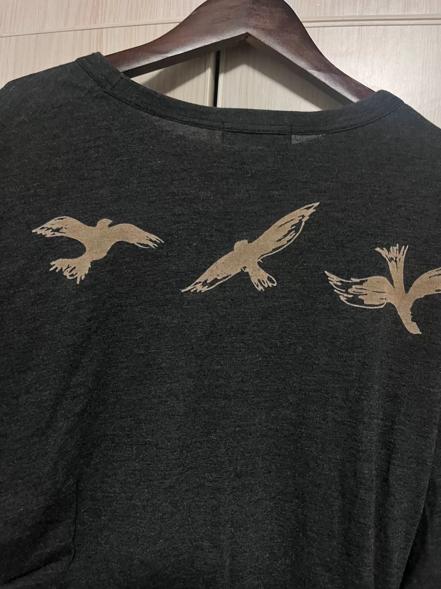 Yohji Yamamoto Yohji Yamamoto Raven Print Long Sleeve Size US L / EU 52-54 / 3 - 2 Thumbnail