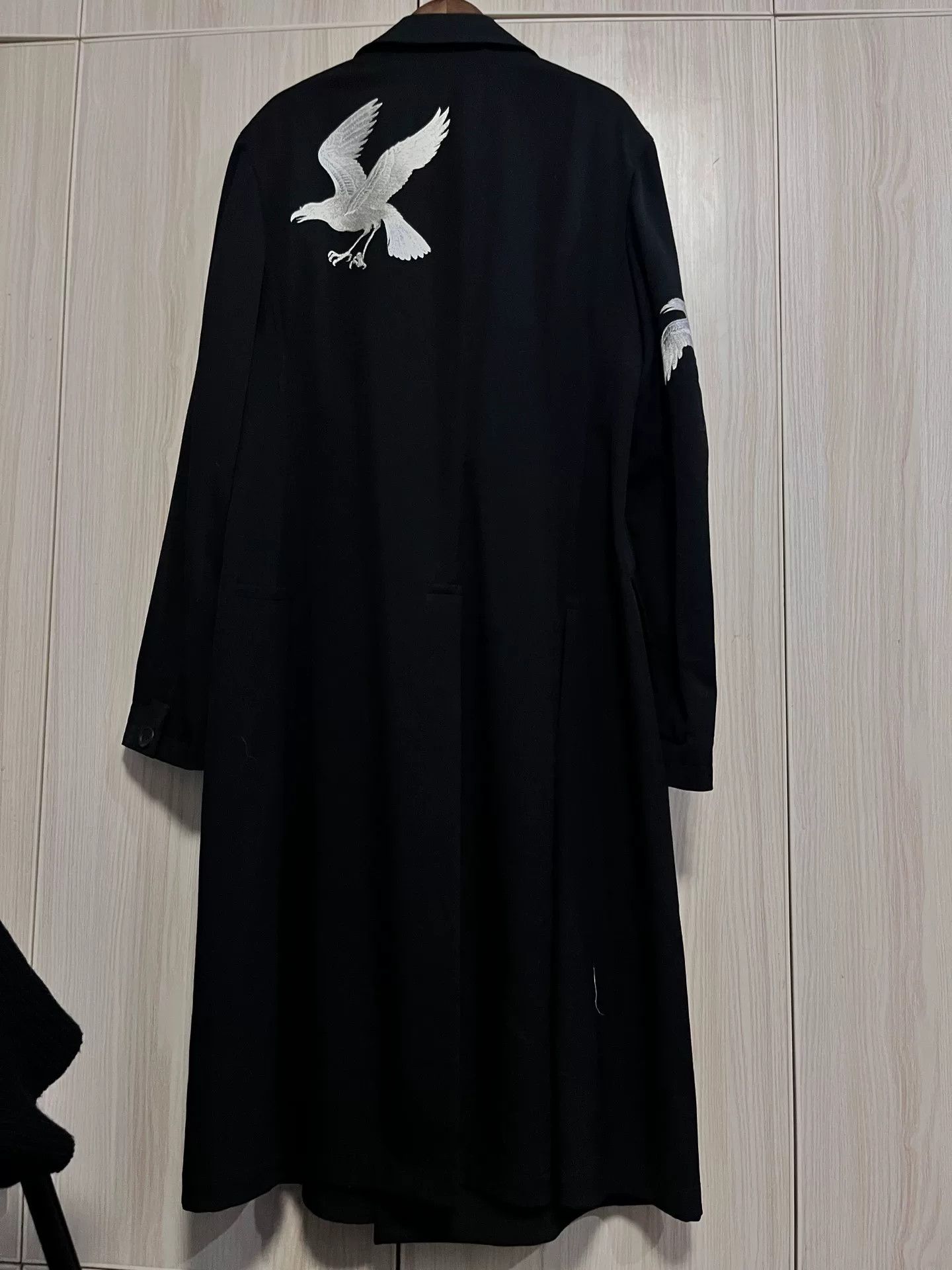 Yohji Yamamoto Yohji Yamamoto Embroidered Raven Jacket Size XL / US 12-14 / IT 48-50 - 2 Thumbnail