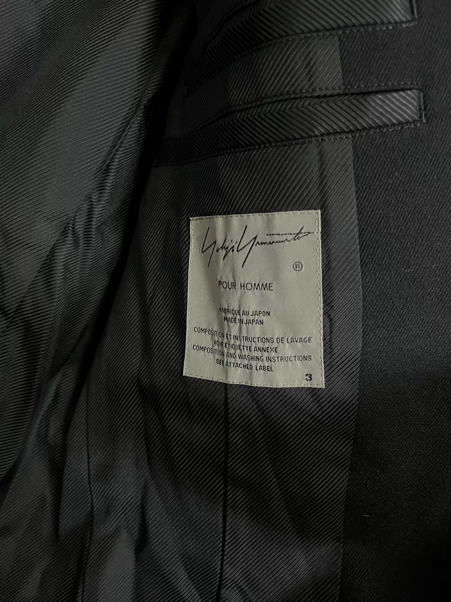 Yohji Yamamoto Yohji Yamamoto Double-Breasted Suit Jacket Size US L / EU 52-54 / 3 - 5 Thumbnail
