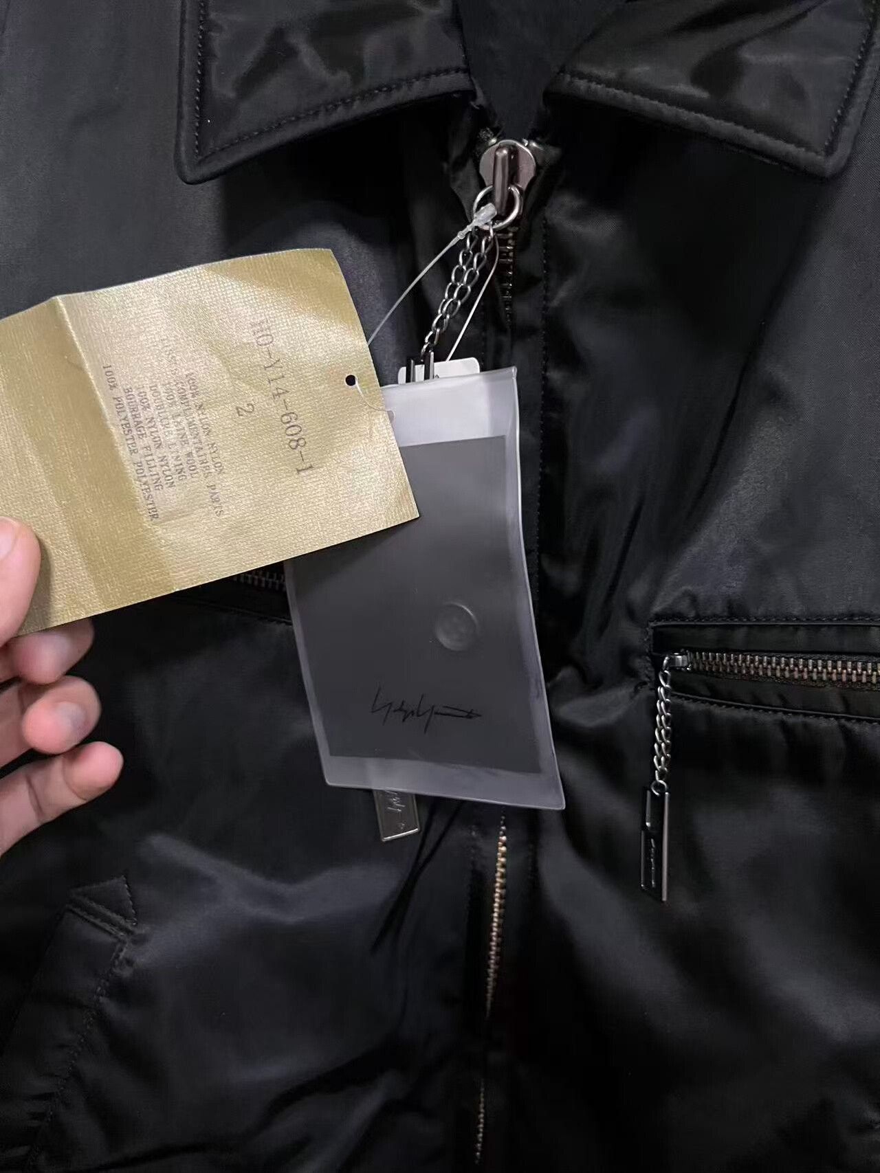 Yohji Yamamoto Yohji Yamamoto Black Nylon Jacket Size 2 Size US M / EU 48-50 / 2 - 2 Thumbnail