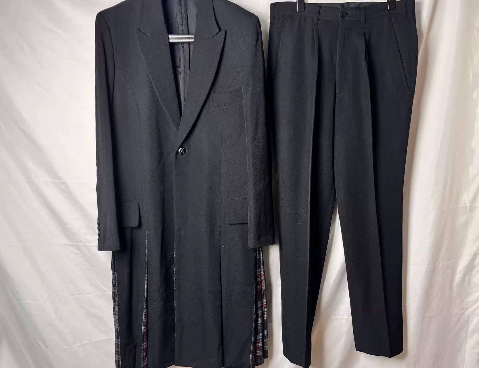 Yohji Yamamoto Yohji Yamamoto Checkered Suit Set Size US L / EU 52-54 / 3 - 3 Thumbnail