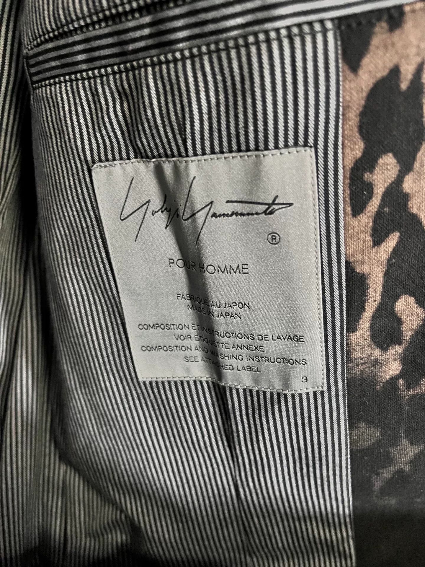 Yohji Yamamoto Yohji Yamamoto Leopard Print Jacket Size L / US 10 / IT 46 - 6 Thumbnail