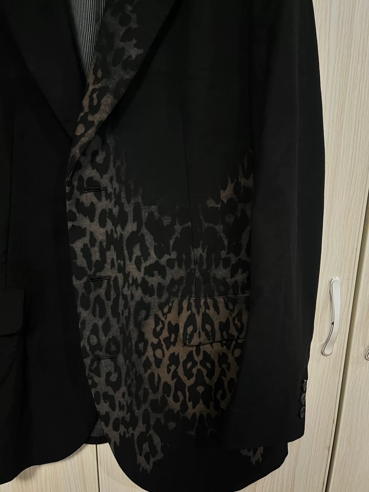 Yohji Yamamoto Yohji Yamamoto Leopard Print Jacket Size L / US 10 / IT 46 - 4 Thumbnail
