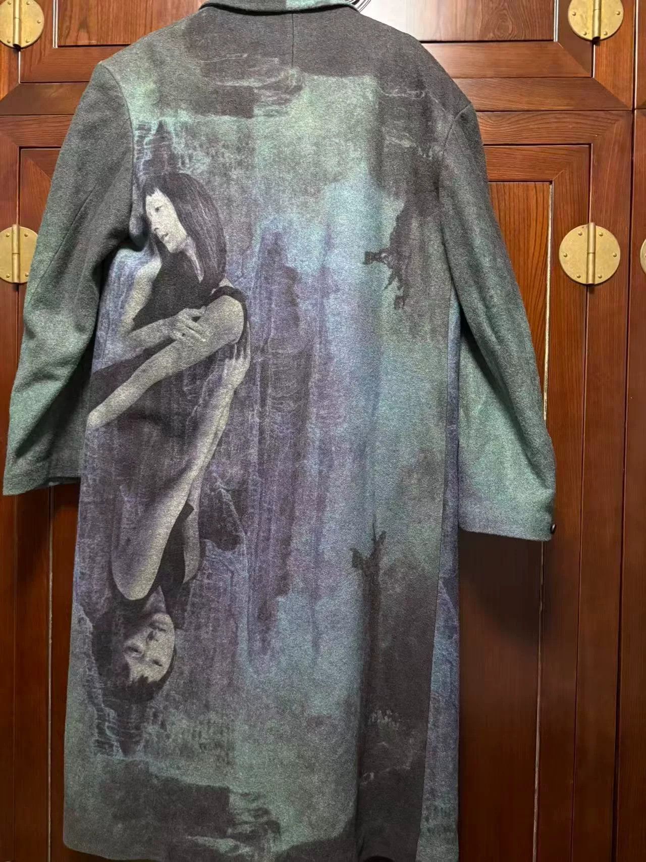Yohji Yamamoto Yohji Yamamoto Watercolor Coat Size US L / EU 52-54 / 3 - 2 Thumbnail