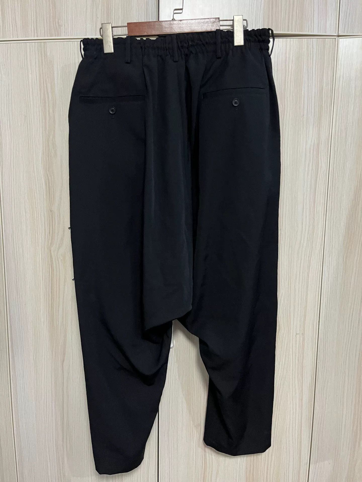 Yohji Yamamoto Yohji Yamamoto Zippered Wool Pants Size US 26 / EU 42 - 2 Thumbnail
