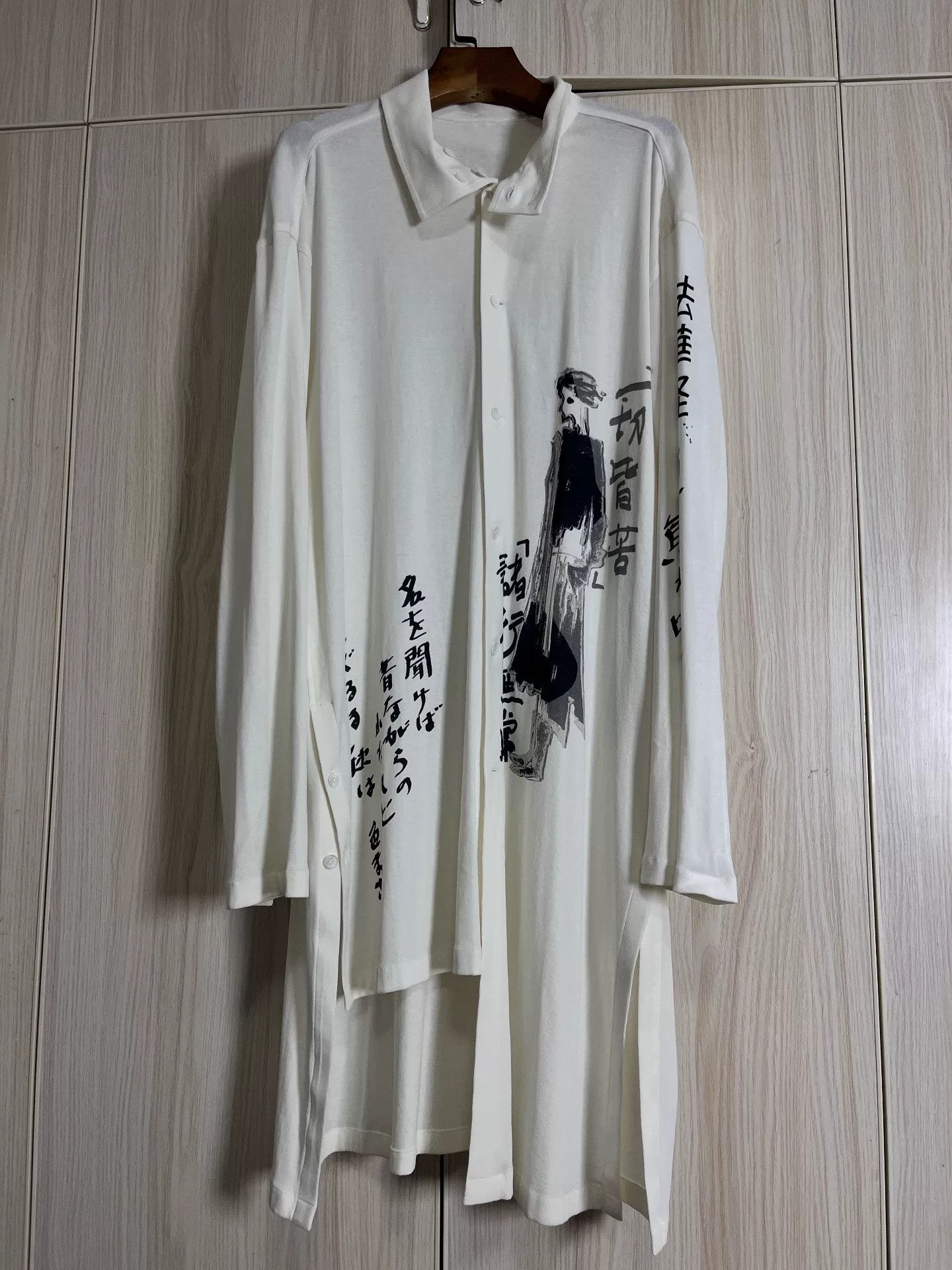 Yohji Yamamoto Yohji Yamamoto Lyrics Coat Size US M / EU 48-50 / 2 - 2 Thumbnail
