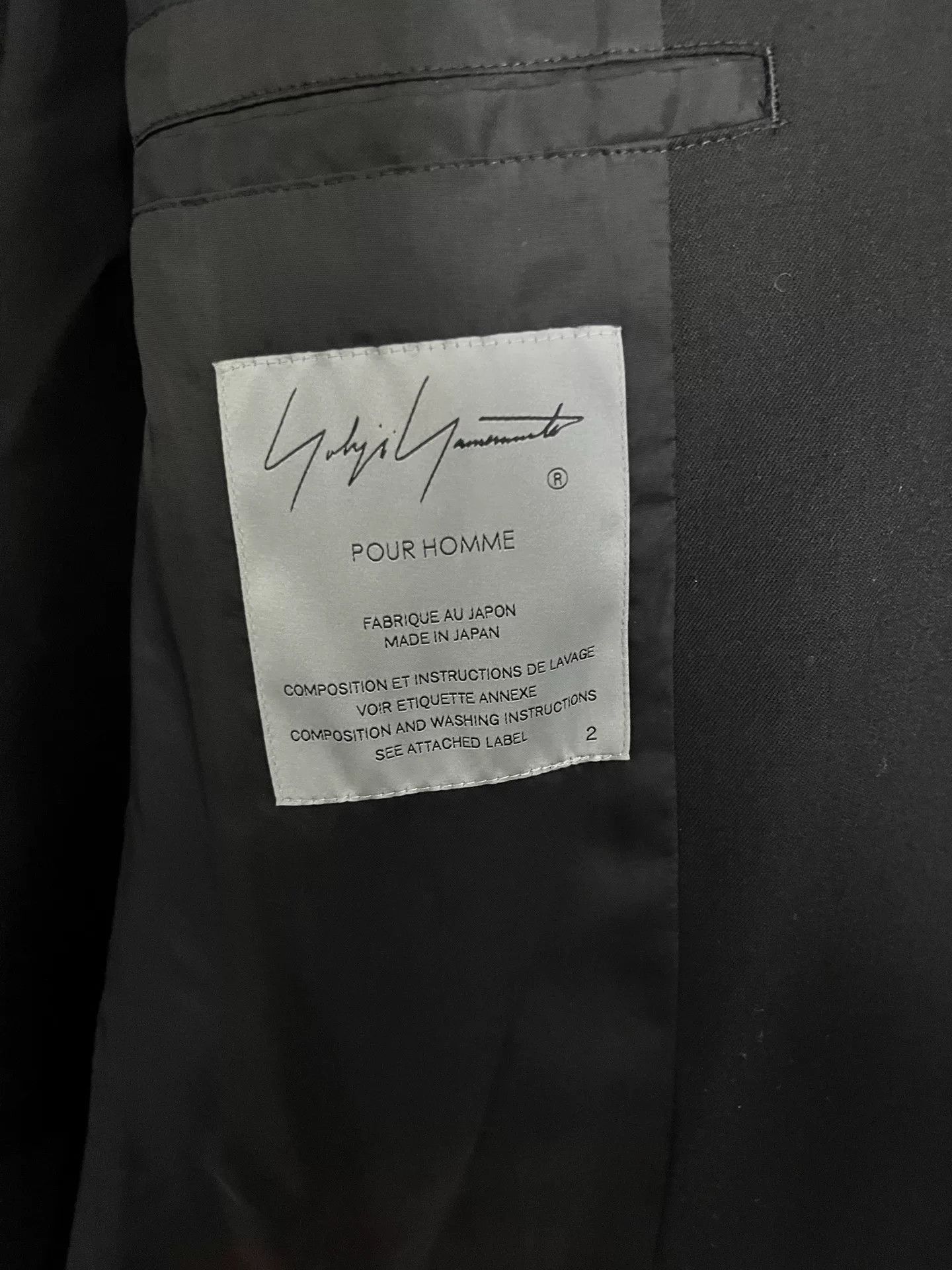 Yohji Yamamoto Yohji Yamamoto Black Tailcoat Coat Size US M / EU 48-50 / 2 - 3 Thumbnail