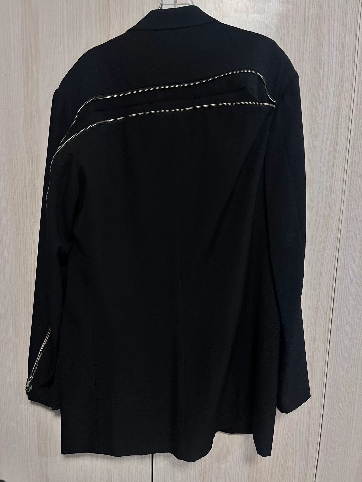 Yohji Yamamoto Yohji Yamamoto Zip Back Suit Jacket Size US XL / EU 56 / 4 - 4 Thumbnail