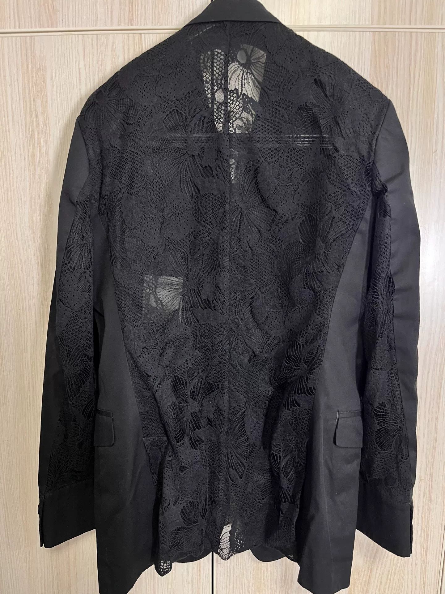 Yohji Yamamoto Yohji Yamamoto Lace Back Blazer Size US M / EU 48-50 / 2 - 2 Thumbnail