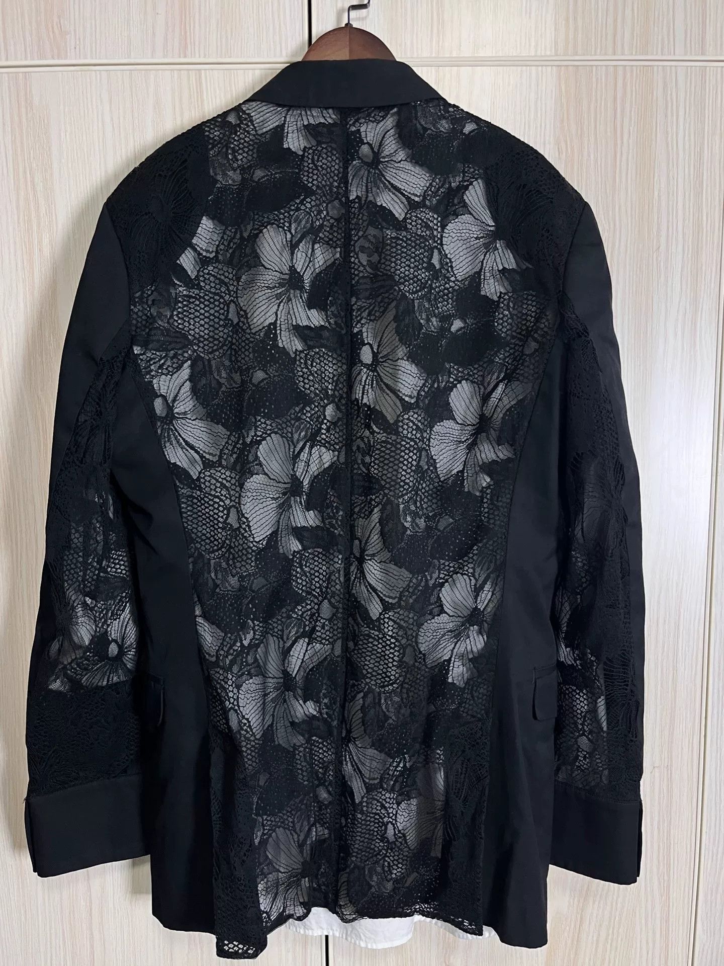 Yohji Yamamoto Yohji Yamamoto Lace Back Blazer Size US M / EU 48-50 / 2 - 4 Thumbnail