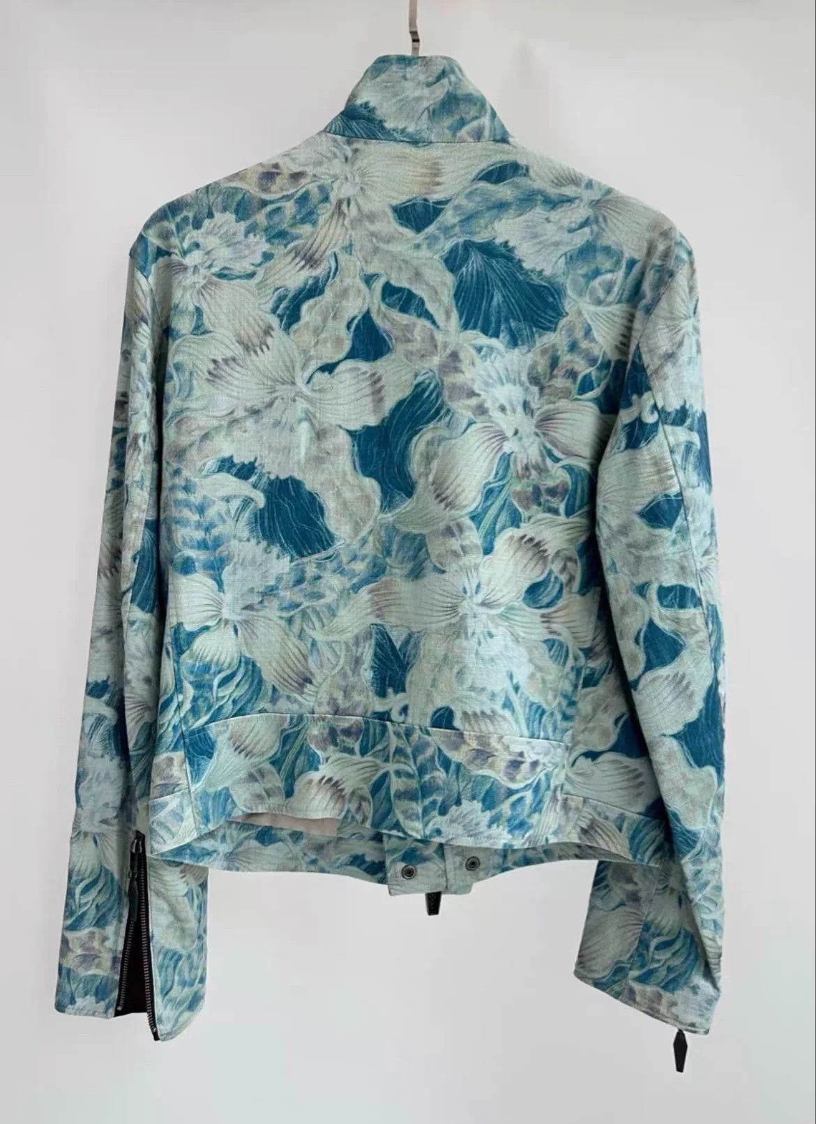 Yohji Yamamoto Yohji Yamamoto Floral Motorcycle Jacket Size US M / EU 48-50 / 2 - 8 Thumbnail