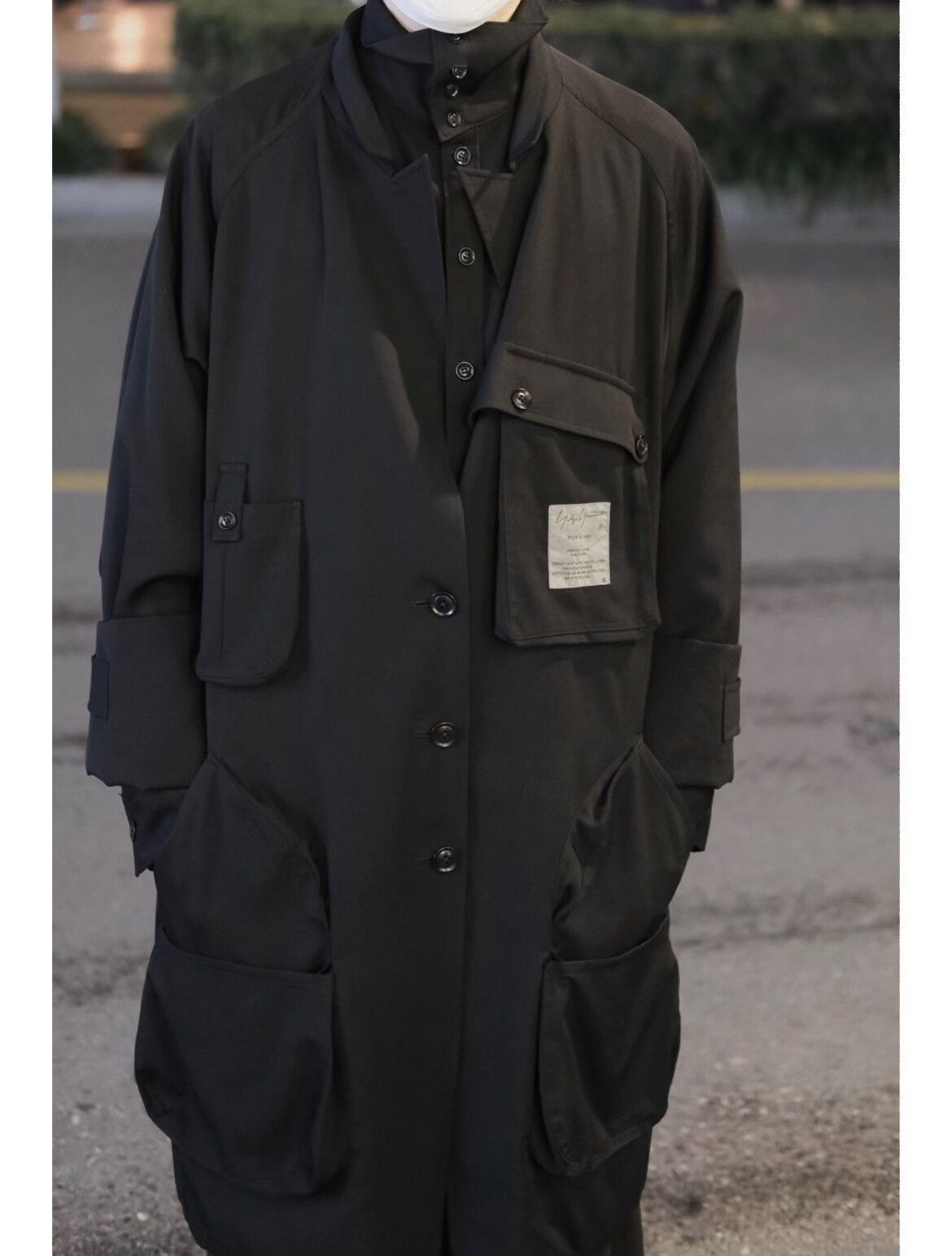 Yohji Yamamoto Yohji Yamamoto Black Double-Sided Coat Size US M / EU 48-50 / 2 - 5 Thumbnail