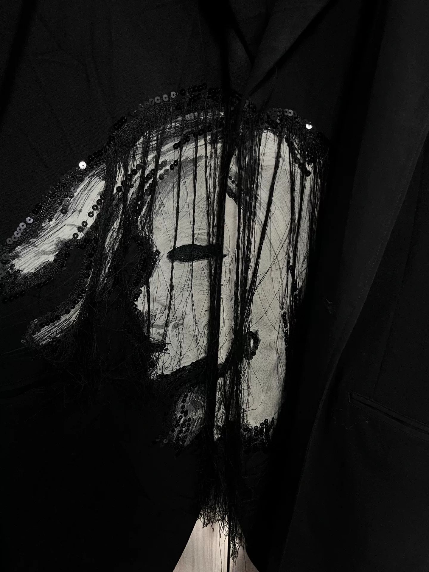 Yohji Yamamoto Yohji Yamamoto 18aw Spider Web Design Size US L / EU 52-54 / 3 - 3 Thumbnail