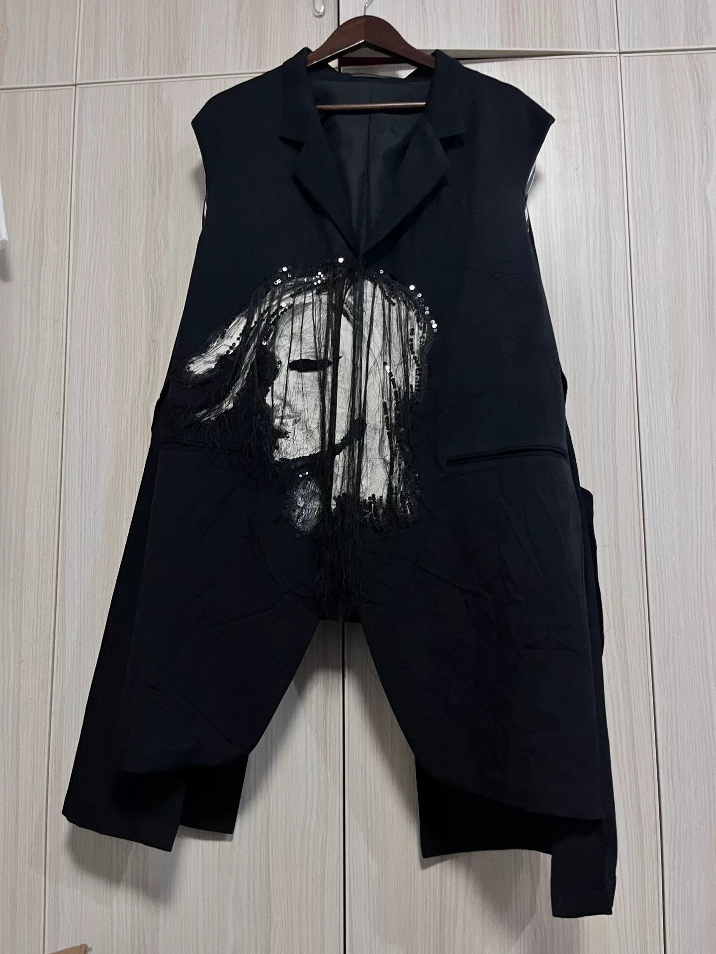 Yohji Yamamoto Yohji Yamamoto 18aw Spider Web Design Size US L / EU 52-54 / 3 - 2 Thumbnail