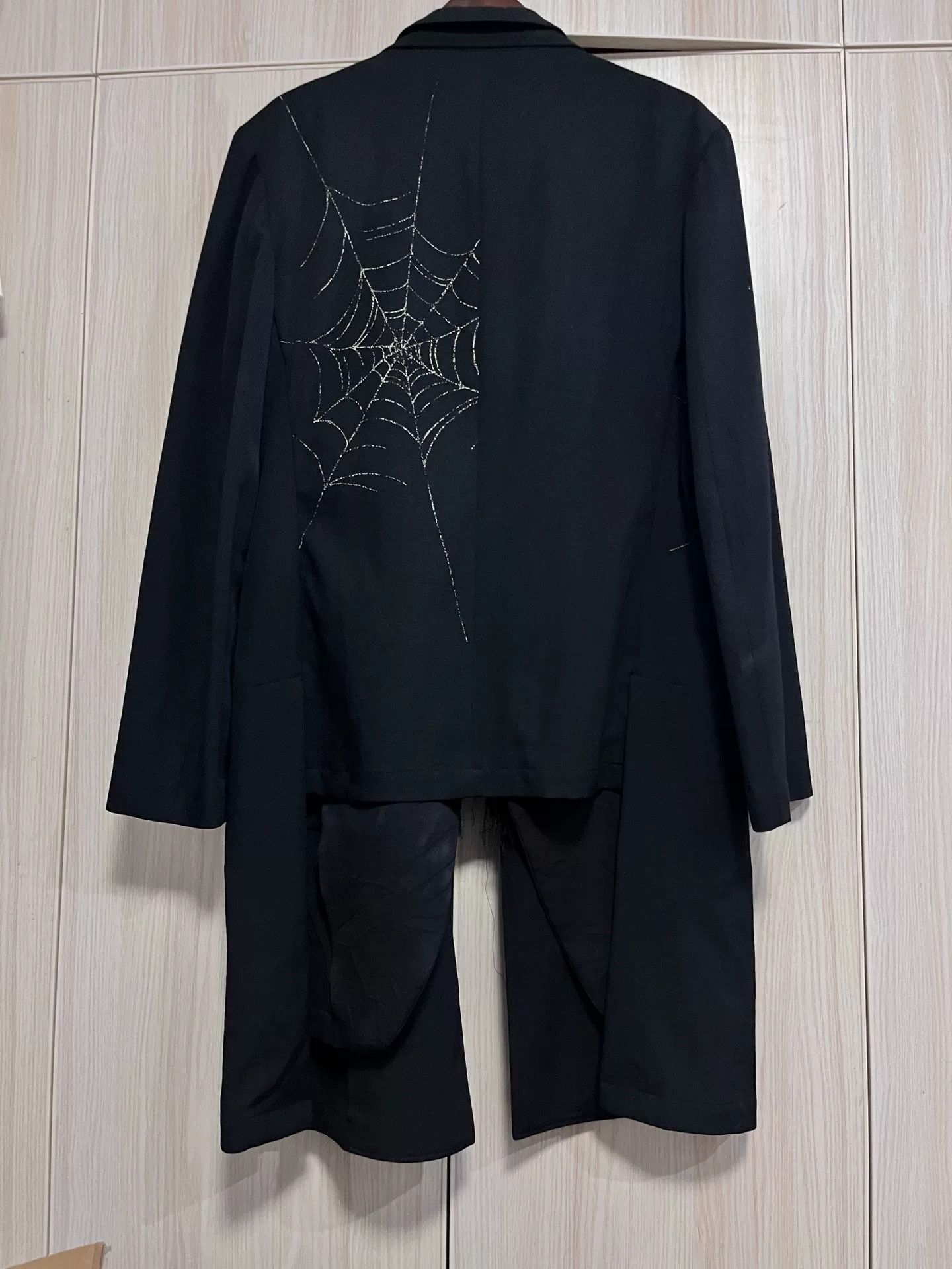 Yohji Yamamoto Yohji Yamamoto 18aw Spider Web Design Size US L / EU 52-54 / 3 - 5 Thumbnail