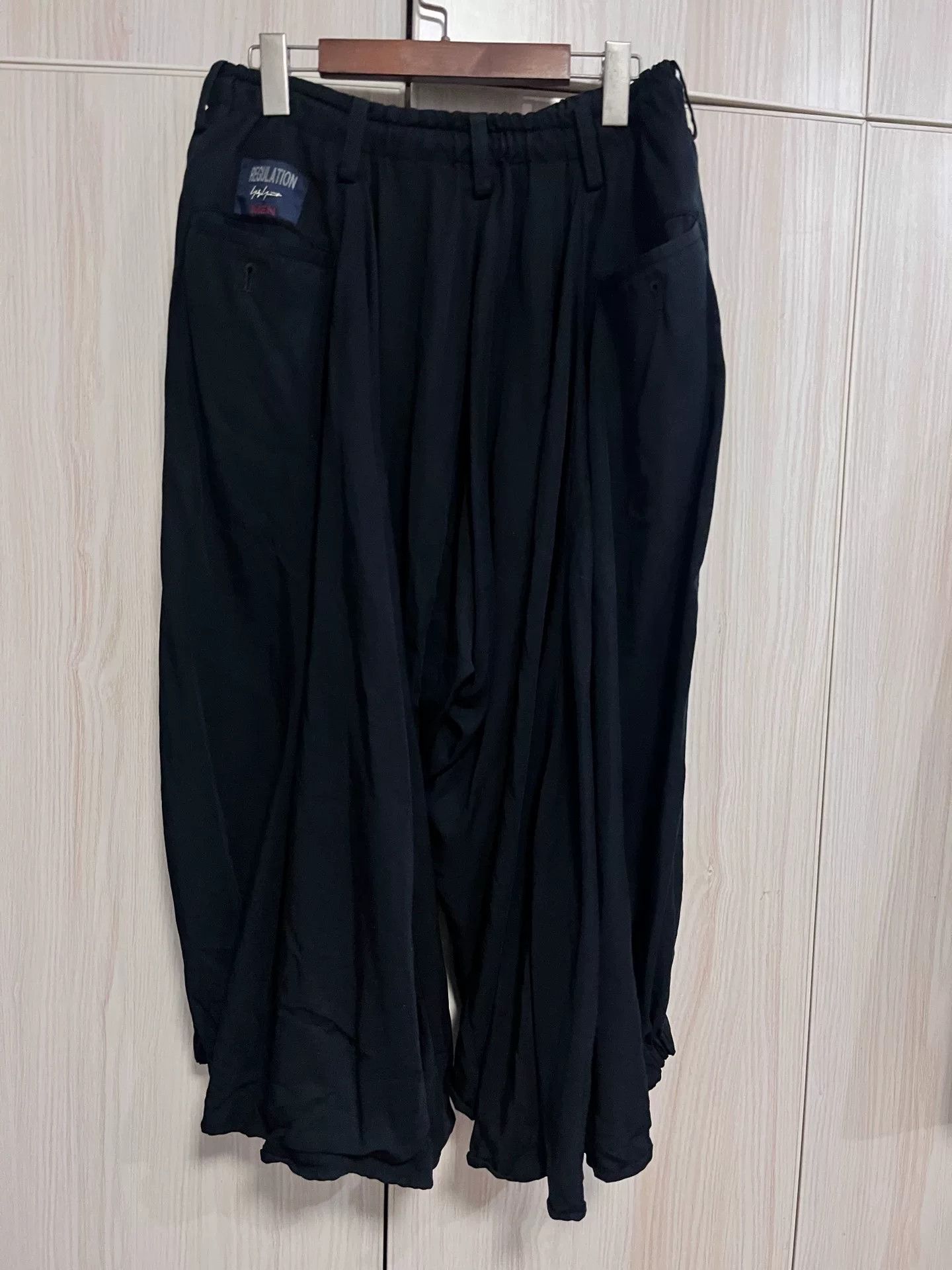 Yohji Yamamoto Yohji Yamamoto Black Crow Pants 22SS Size US 28 / EU 44 - 2 Thumbnail