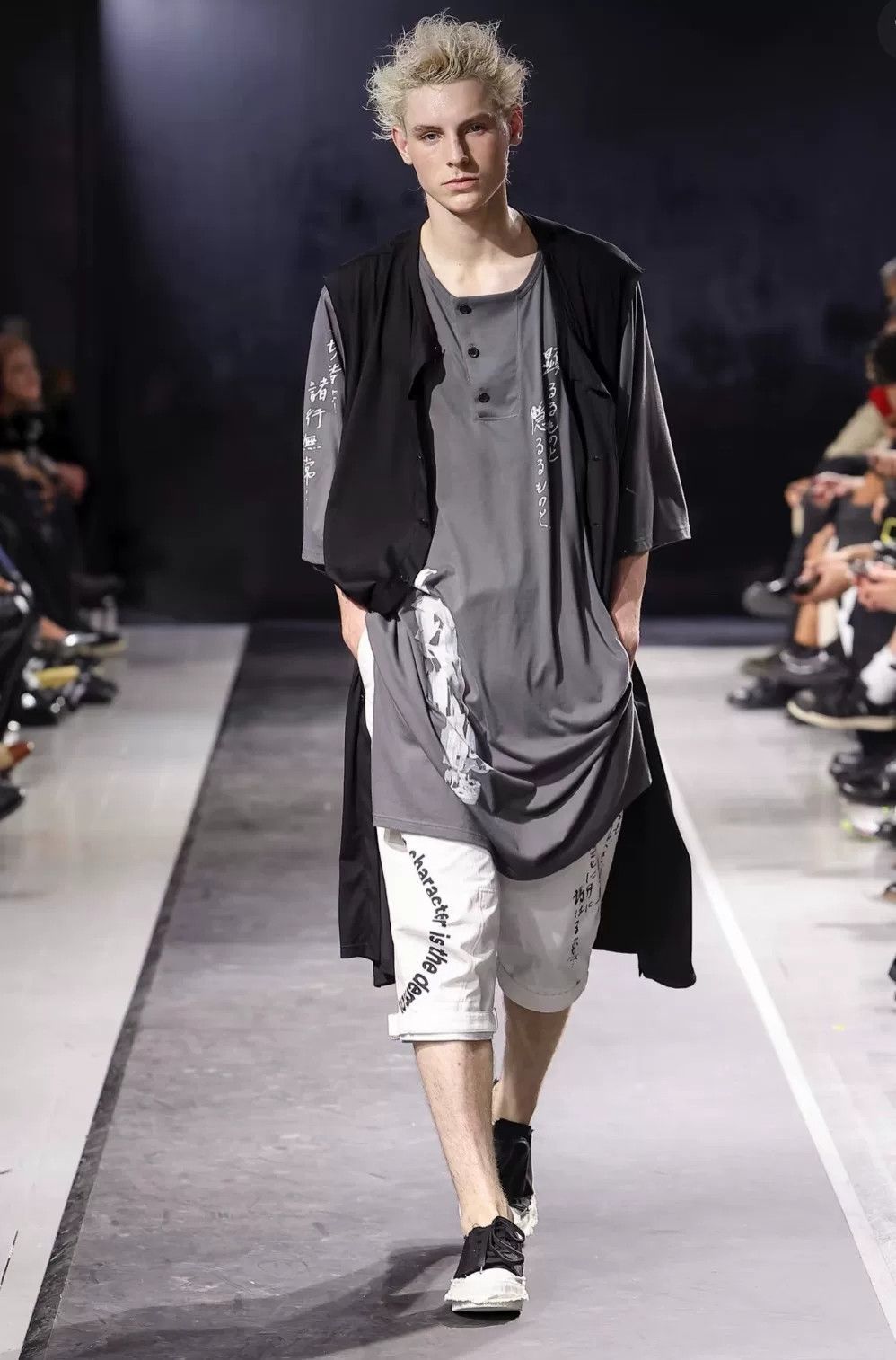 Yohji Yamamoto Yohji Yamamoto Print Sleeveless Shirt Size L / US 10 / IT 46 - 6 Thumbnail
