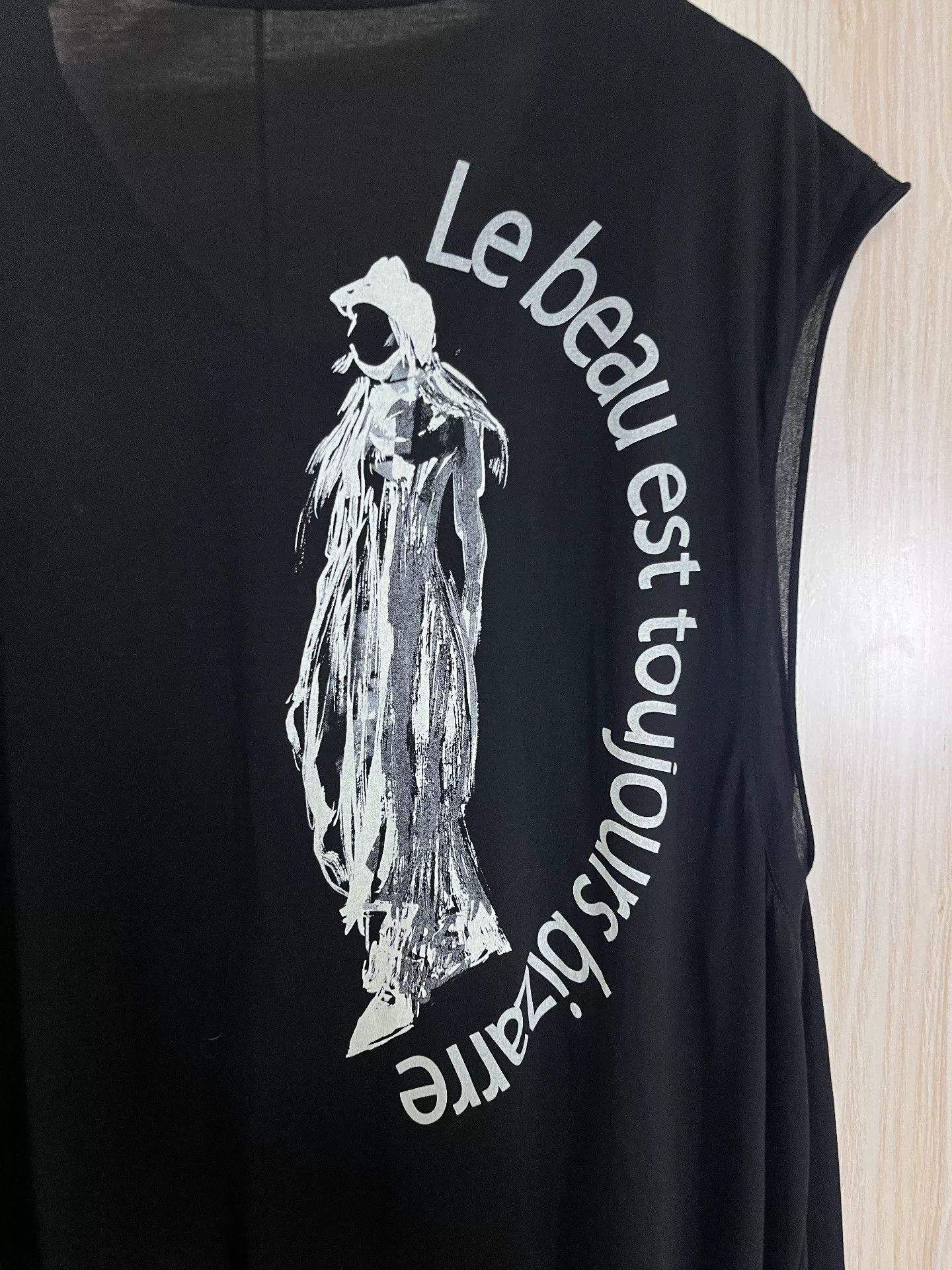 Yohji Yamamoto Yohji Yamamoto Print Sleeveless Shirt Size L / US 10 / IT 46 - 3 Thumbnail