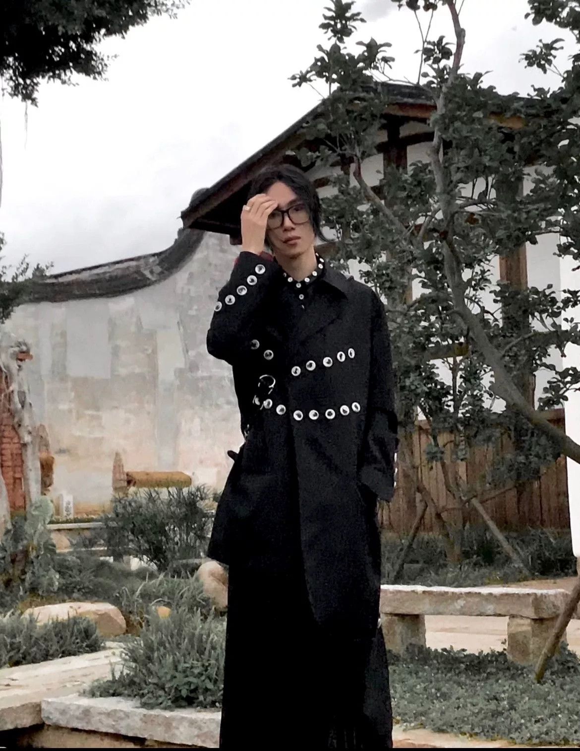 Yohji Yamamoto Yohji Yamamoto Asymmetrical Coat for Men Size US M / EU 48-50 / 2 - 8 Thumbnail