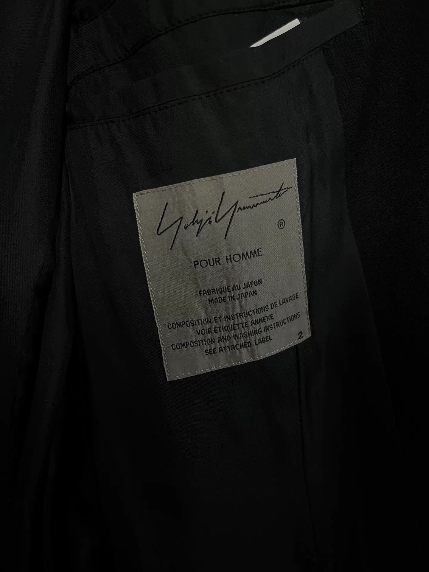 Yohji Yamamoto Yohji Yamamoto Asymmetrical Coat for Men Size US M / EU 48-50 / 2 - 5 Thumbnail