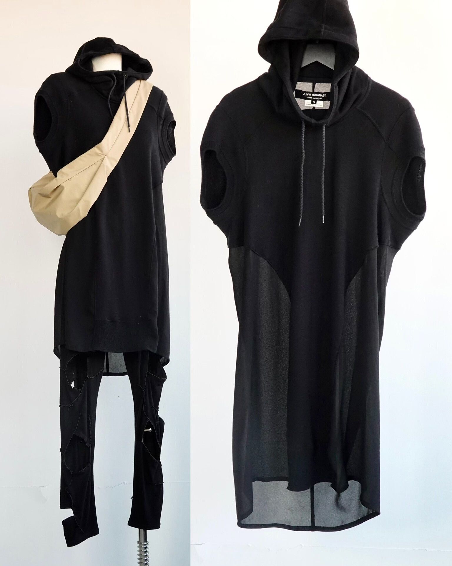 Junya Watanabe Junya Watanabe Sleeveless Hoodie Dress Size XS / US 0-2 / IT 36-38 - 2 Thumbnail