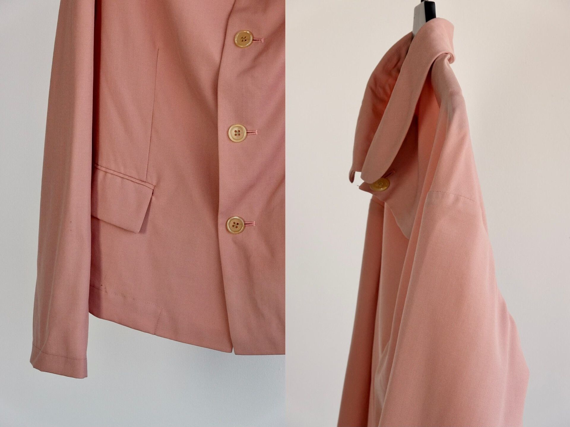 Comme des Garcons 90s Comme des Garçons Wool Wrap Coat Size L / US 10 / IT 46 - 7 Thumbnail