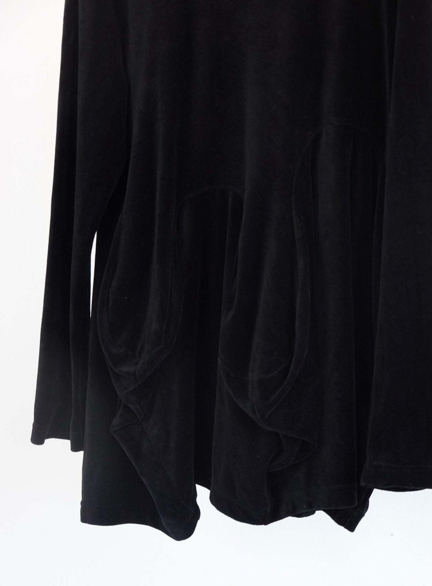Comme des Garcons Black Velvet Volume Structure Top Size S / US 4 / IT 40 - 5 Thumbnail