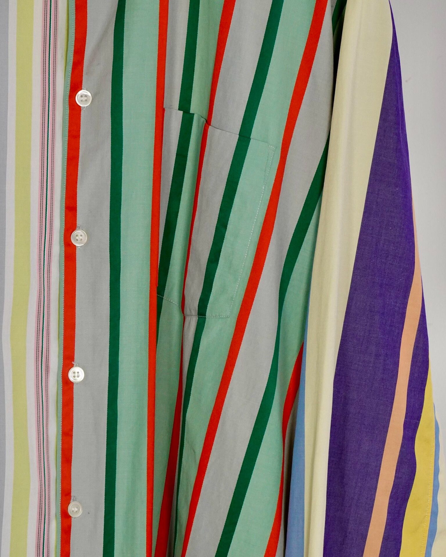 Comme des Garcons Commes des Garçons Colorful Striped Shirt Size US L / EU 52-54 / 3 - 3 Thumbnail
