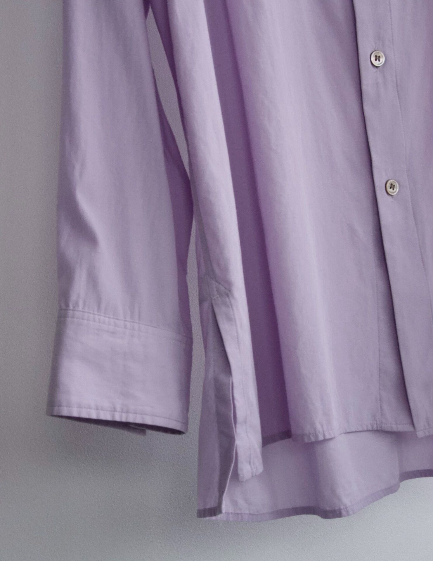 Yohji Yamamoto Elegant Purple Embroidered Shirt by Yohji Yamamoto Size US XL / EU 56 / 4 - 6 Thumbnail