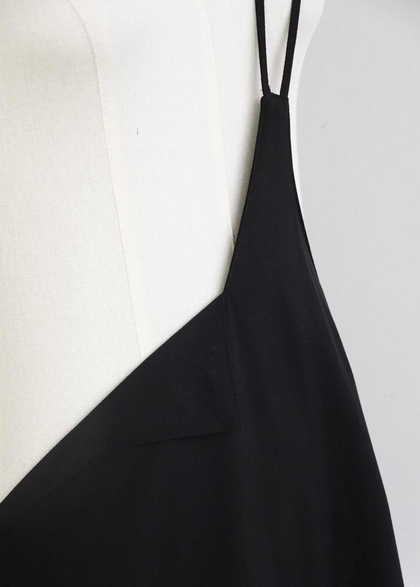 Limi Feu Asymmetrical Black Slip Dress Size M / US 6-8 / IT 42-44 - 3 Thumbnail