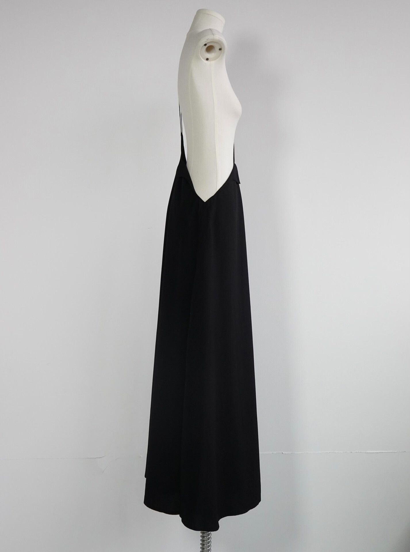 Limi Feu Asymmetrical Black Slip Dress Size M / US 6-8 / IT 42-44 - 4 Thumbnail