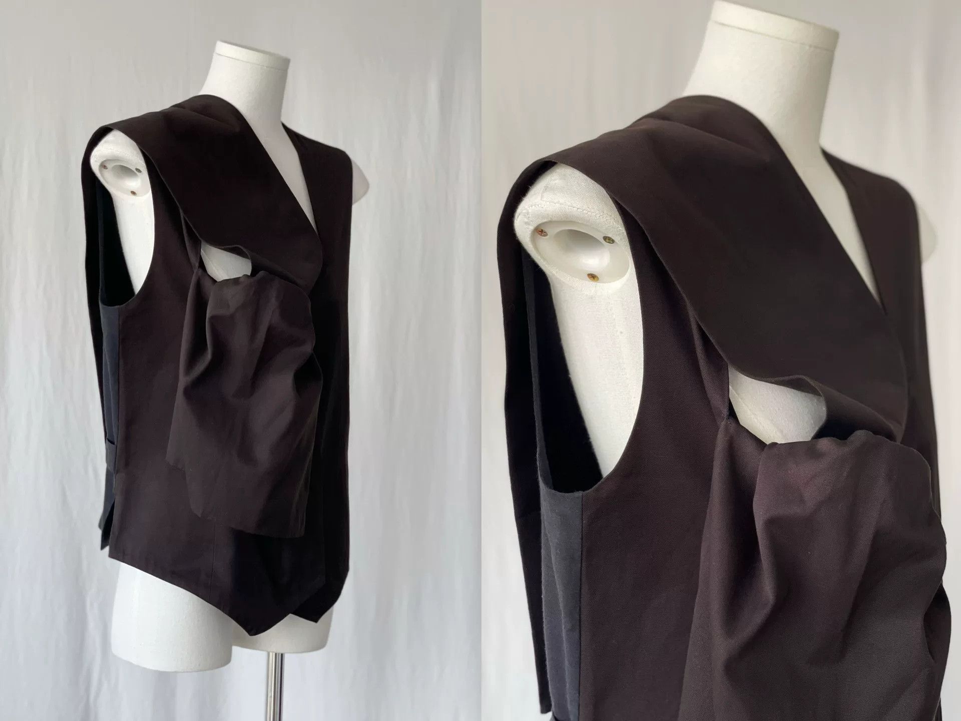 Y's Y's Yamamoto Versatile Vest in Black Size L / US 10 / IT 46 - 5 Thumbnail