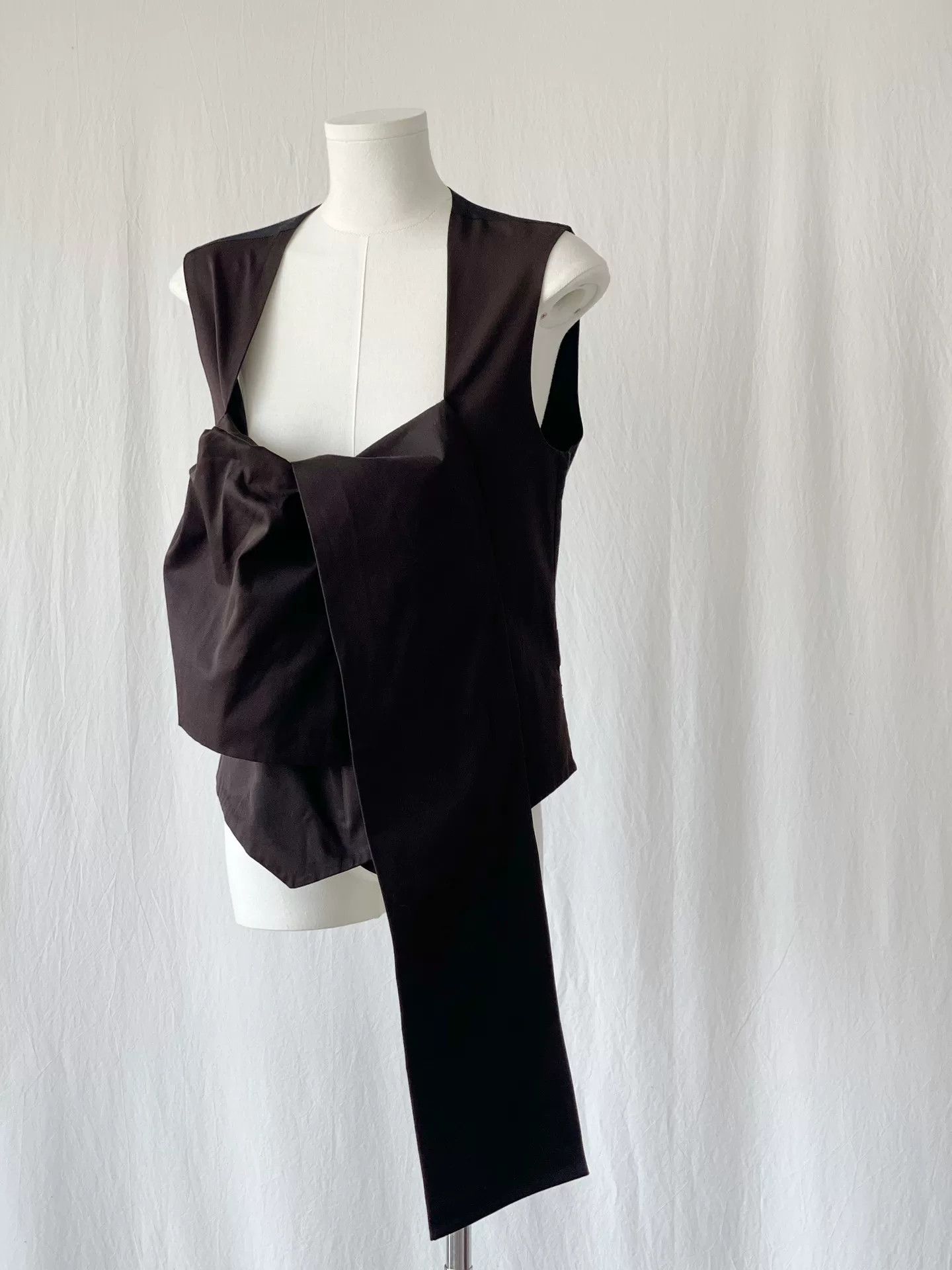 Y's Y's Yamamoto Versatile Vest in Black Size L / US 10 / IT 46 - 4 Thumbnail