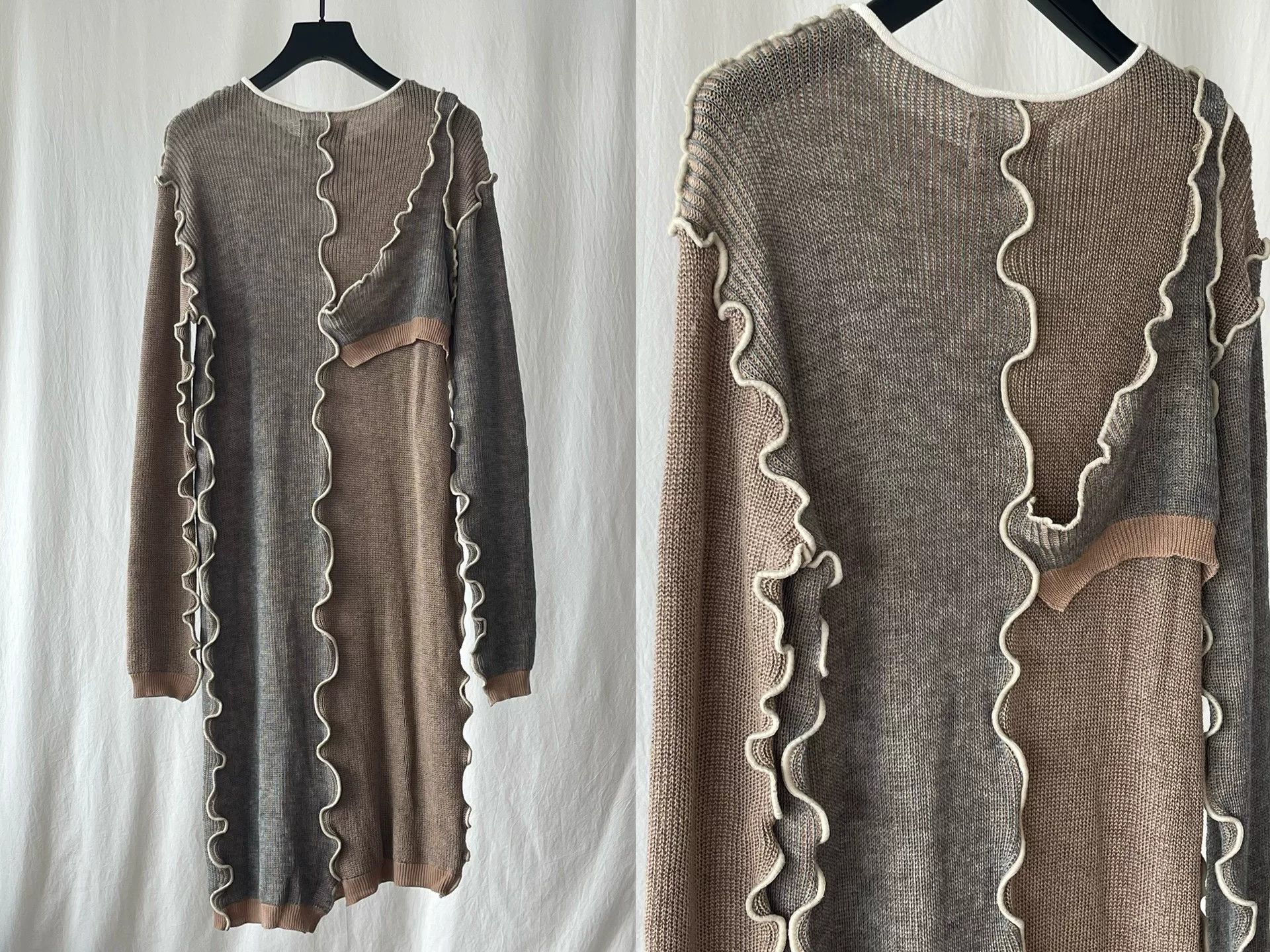 Koto Asymmetrical Knit Dress by kotohayokozawa Size M / US 6-8 / IT 42-44 - 6 Thumbnail