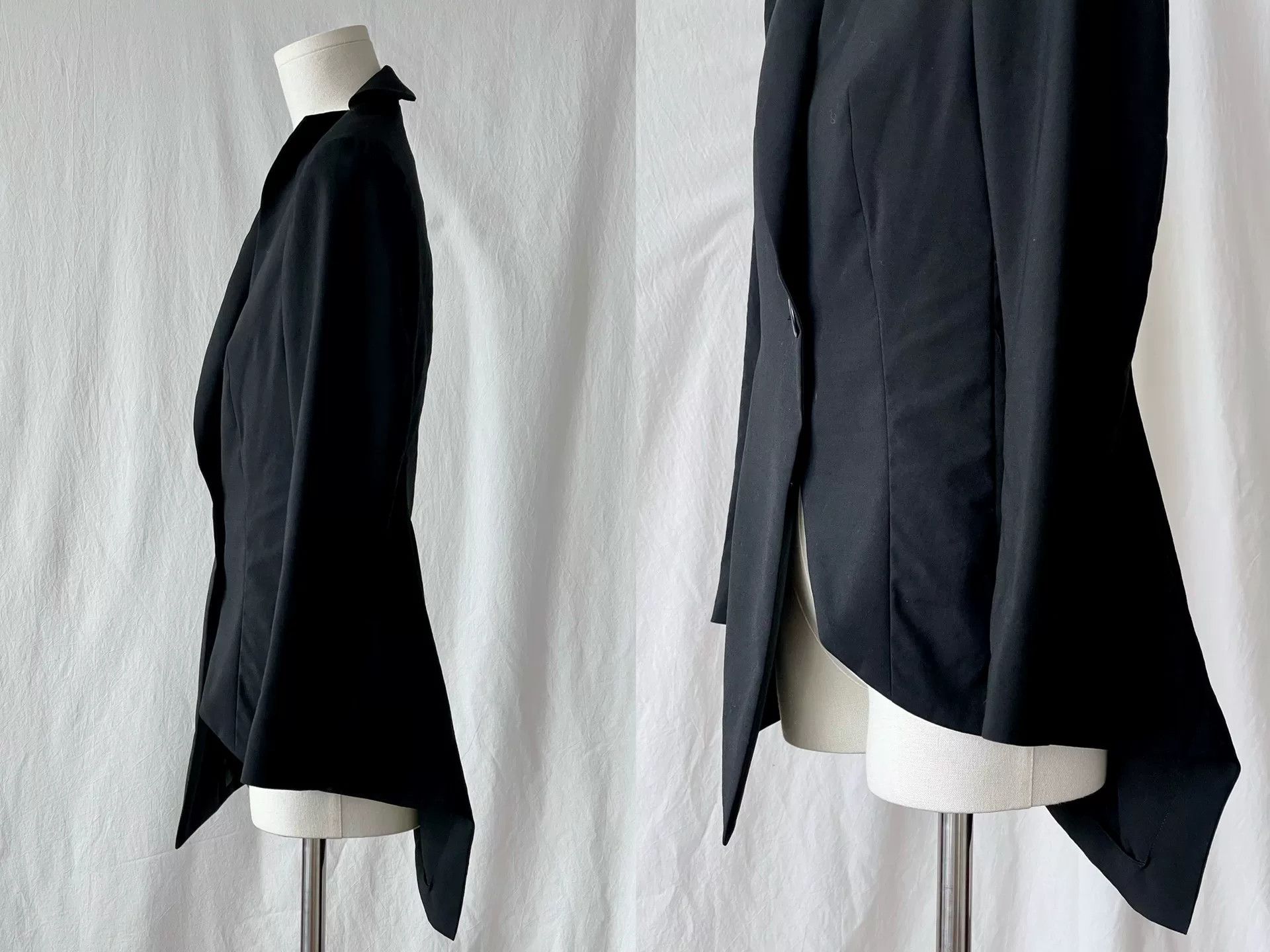 Yohji Yamamoto Yohji Yamamoto Asymmetrical Wool Top Size S / US 4 / IT 40 - 6 Thumbnail
