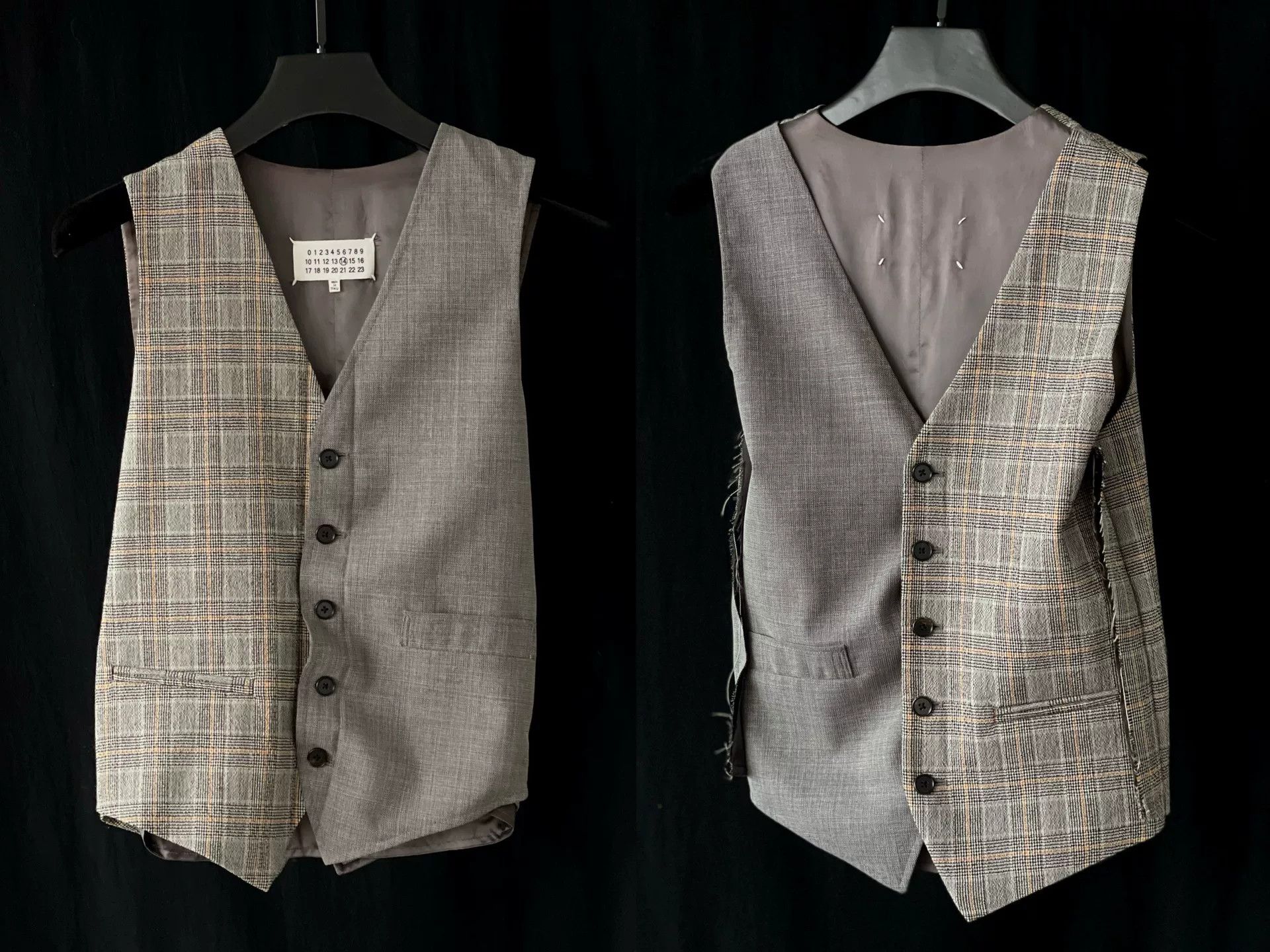 Maison Margiela Maison Margiela Deconstructed Wool Vest Size US S / EU 44-46 / 1 - 9 Thumbnail