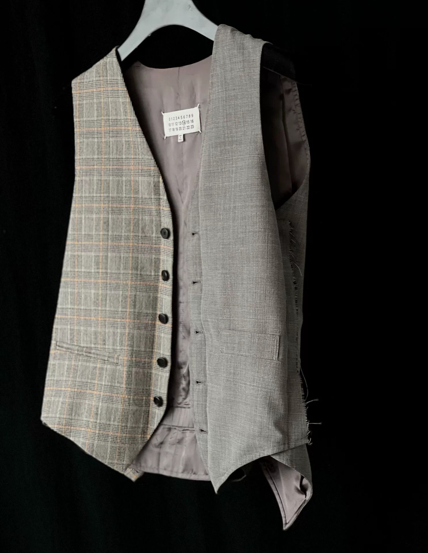 Maison Margiela Maison Margiela Deconstructed Wool Vest Size US S / EU 44-46 / 1 - 4 Thumbnail