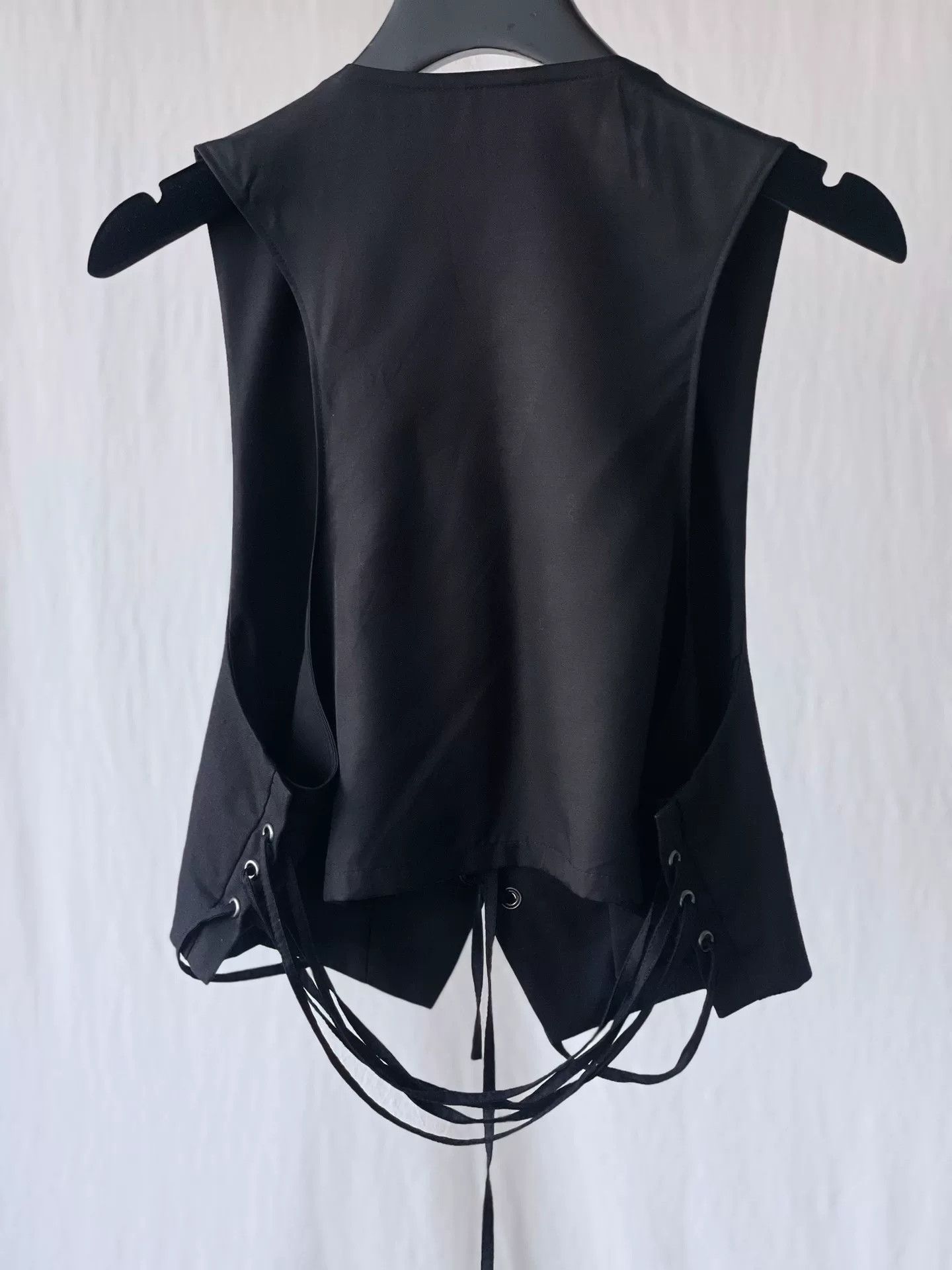 Y's Elegant Y's Slim Fit Vest with Cords Size S / US 4 / IT 40 - 7 Thumbnail