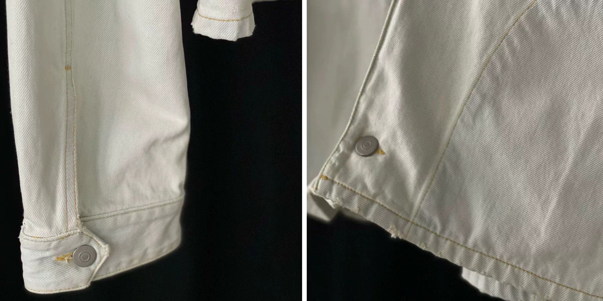 Maison Margiela Maison Margiela Distressed Denim Jacket for Men Size US M / EU 48-50 / 2 - 8 Thumbnail