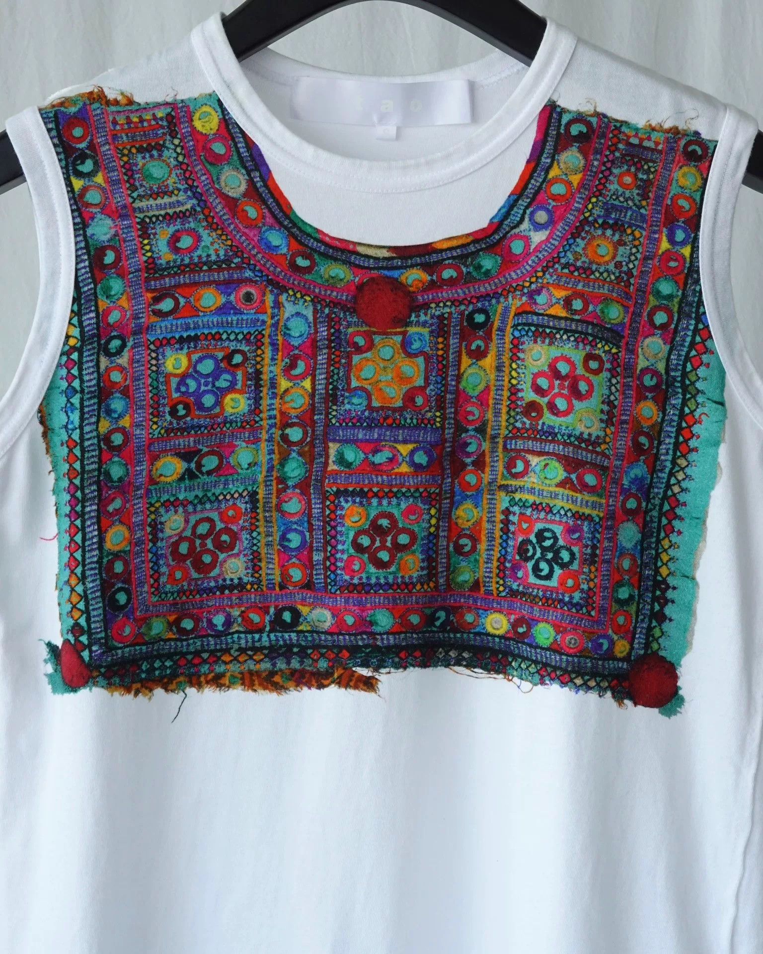 Comme des Garcons Floral Print Sleeveless Summer Top Size S / US 4 / IT 40 - 5 Thumbnail