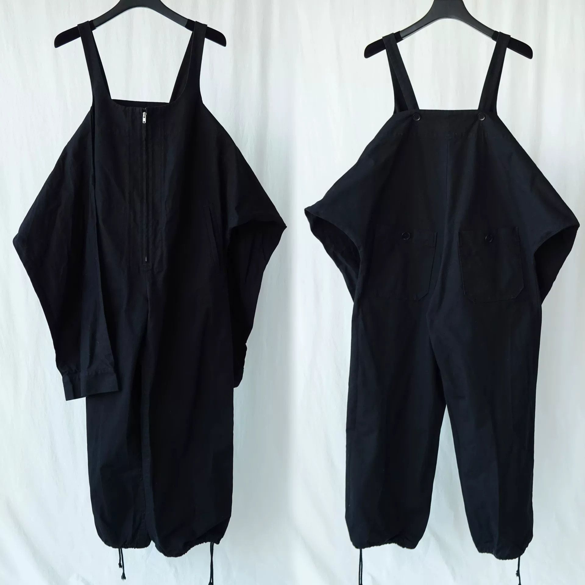 Y's Unique Yohji Yamamoto Dungarees with Sleeves Size 25" / US 0 / IT 36 - 7 Thumbnail