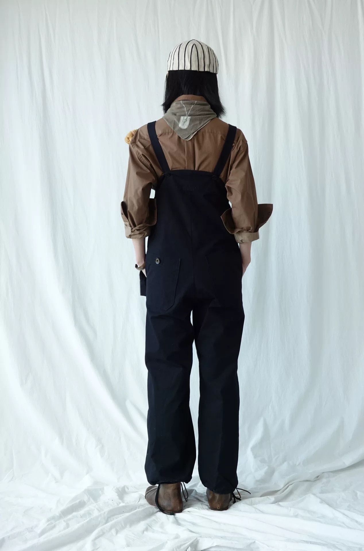 Y's Unique Yohji Yamamoto Dungarees with Sleeves Size 25" / US 0 / IT 36 - 2 Thumbnail