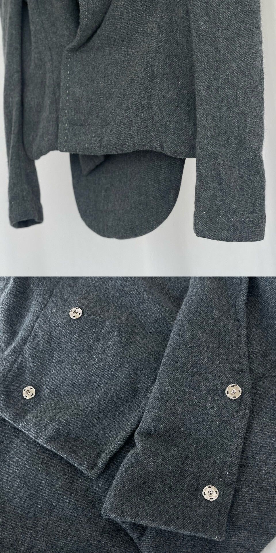 Yohji Yamamoto Oversized Wool Jacket by Yohji Yamamoto Size S / US 4 / IT 40 - 8 Thumbnail