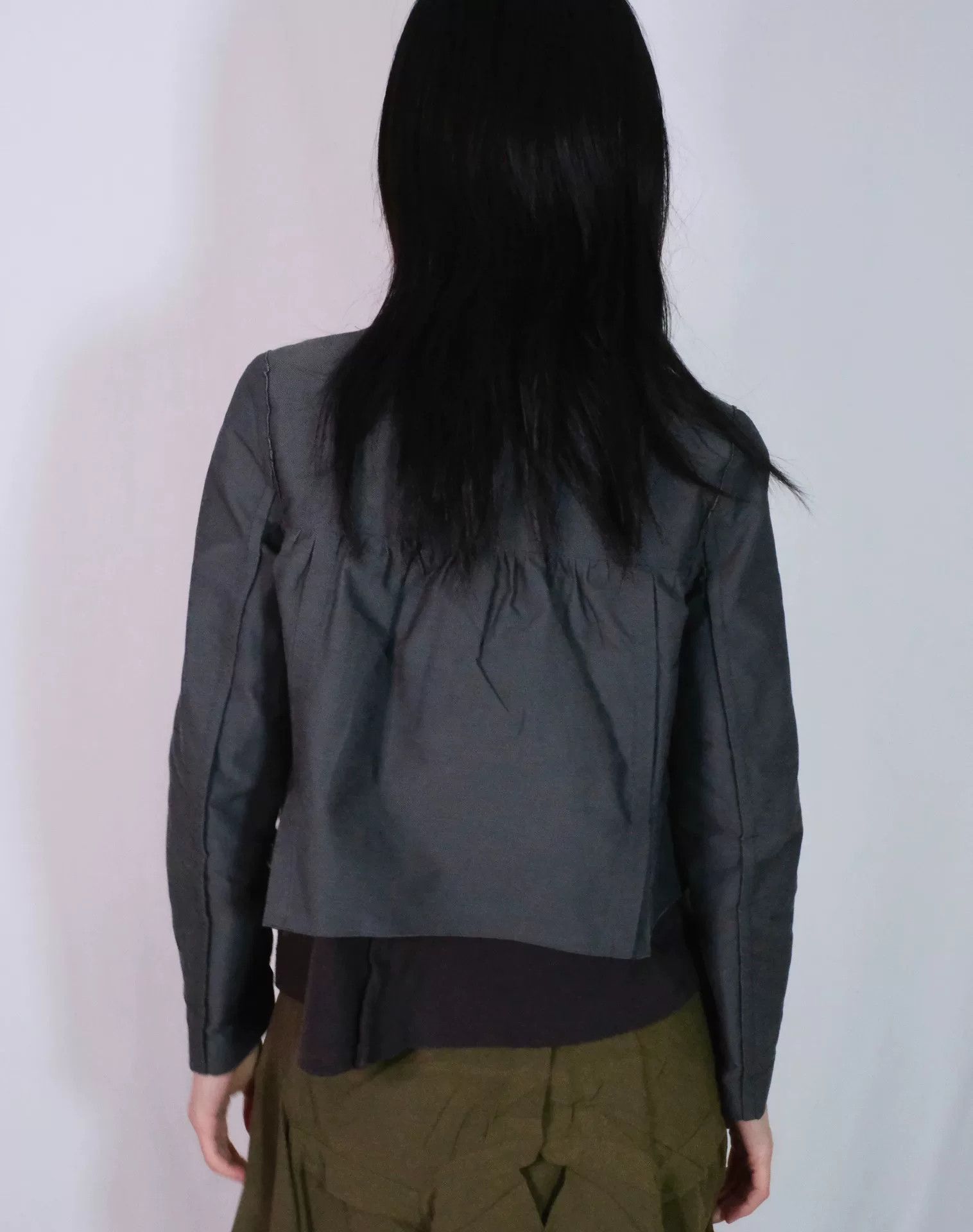 Undercover UNDERCOVER Gray Rocker Style Jacket Size S / US 4 / IT 40 - 3 Thumbnail