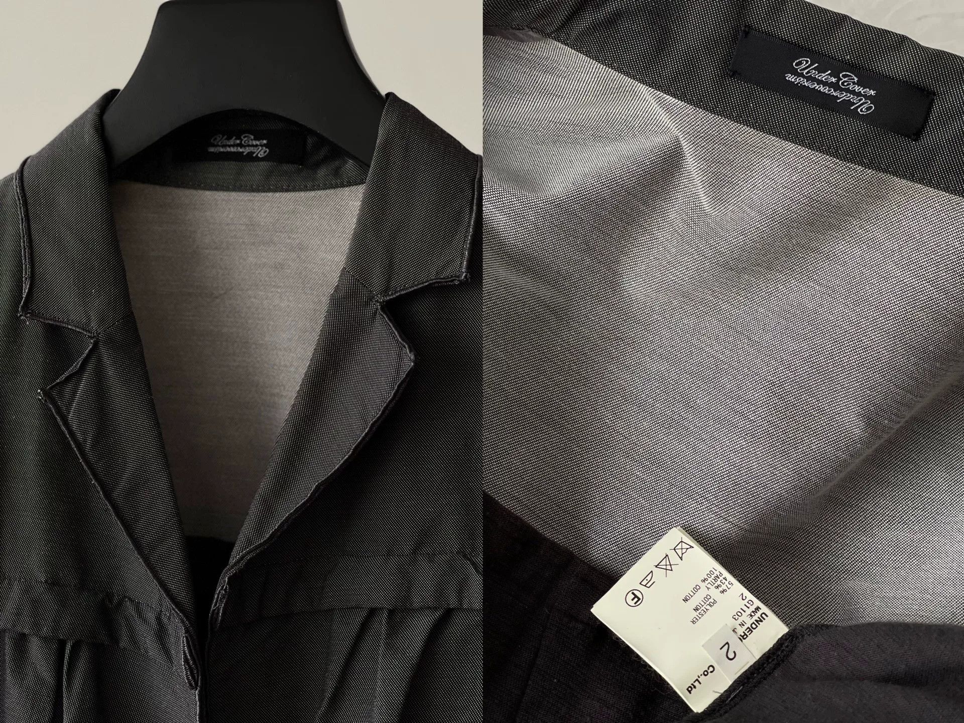 Undercover UNDERCOVER Gray Rocker Style Jacket Size S / US 4 / IT 40 - 9 Thumbnail
