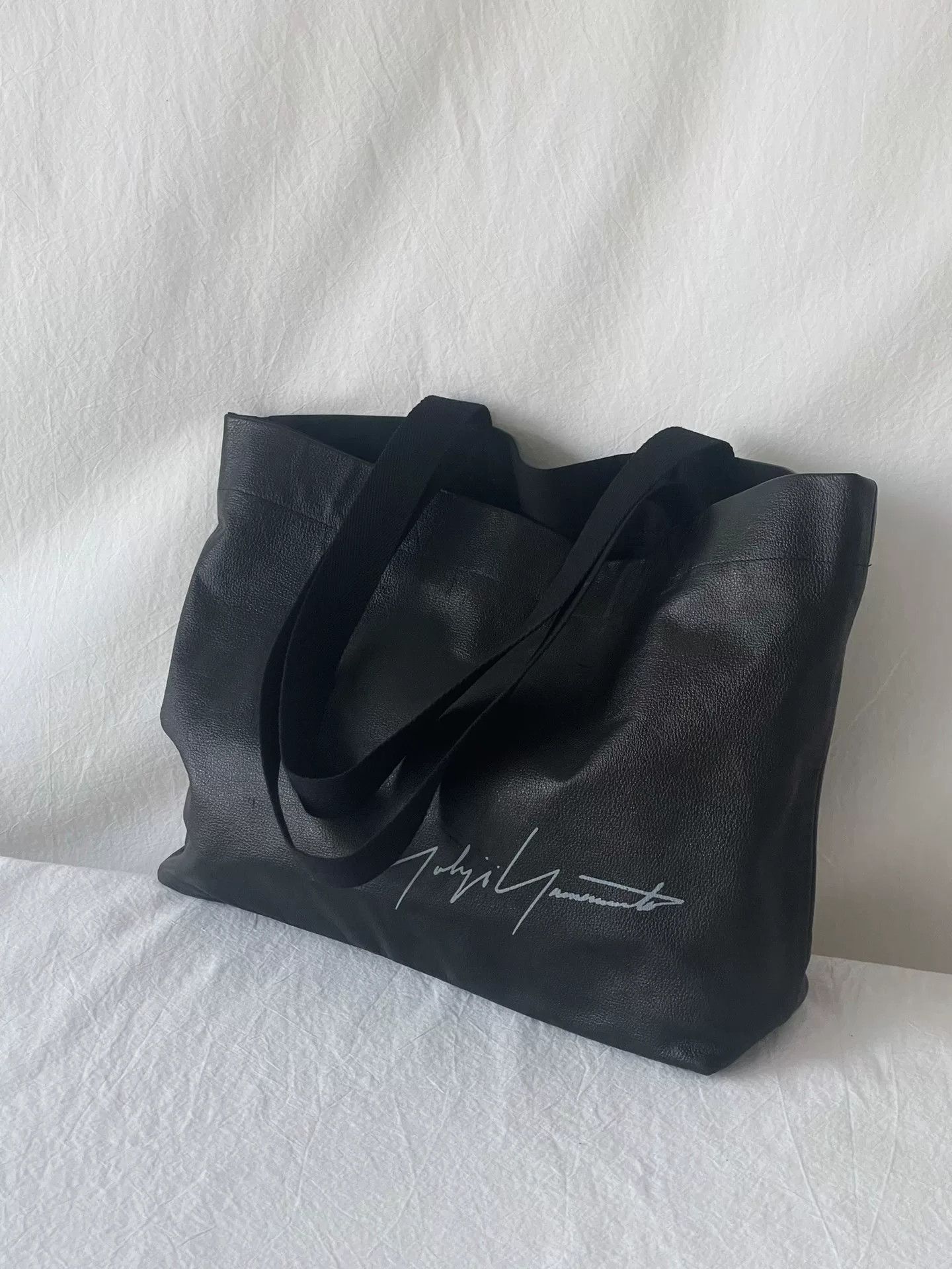 Yohji Yamamoto Yohji Yamamoto Leather Tote Bag Sale Size ONE SIZE - 5 Thumbnail